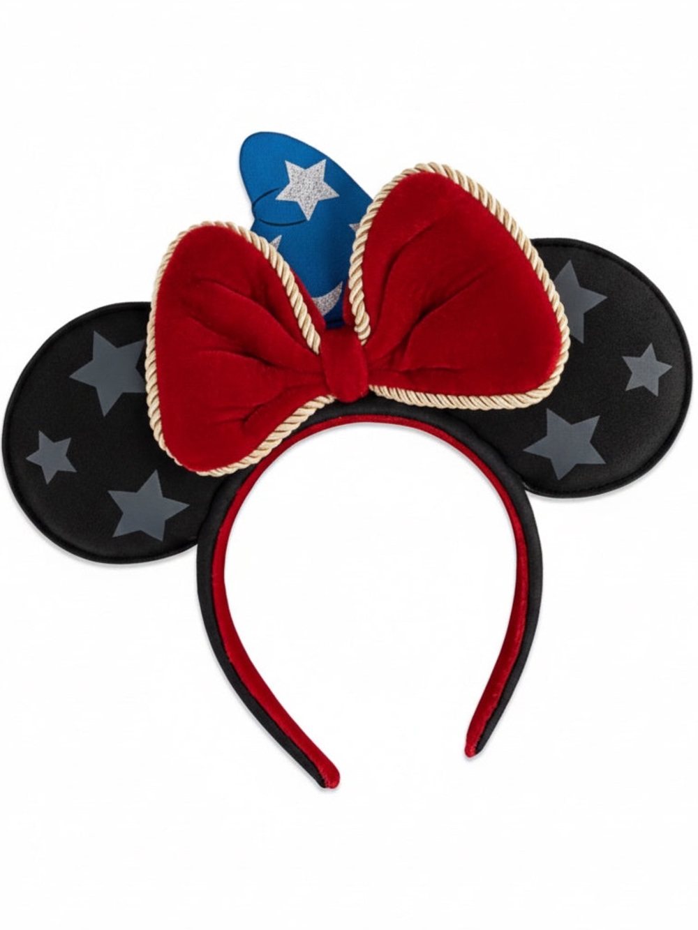 Loungefly Fantasmic Mickey Mouse Ears Headband - Red and Black